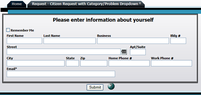 Request Form