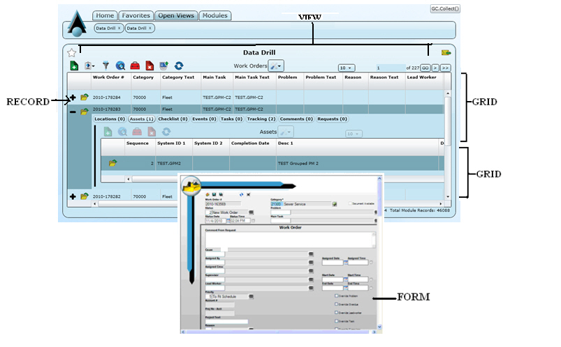 Sample gbaMS Web