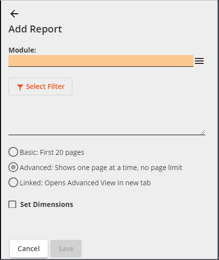 crystal report add setup