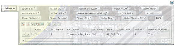 Web Map_selection example