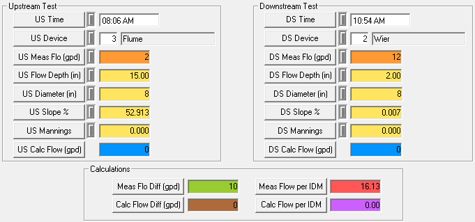 Calc Flow Fields