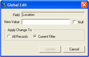 Global Edit Dialog