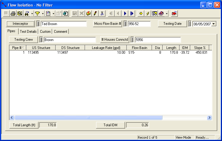 Flow Isolation