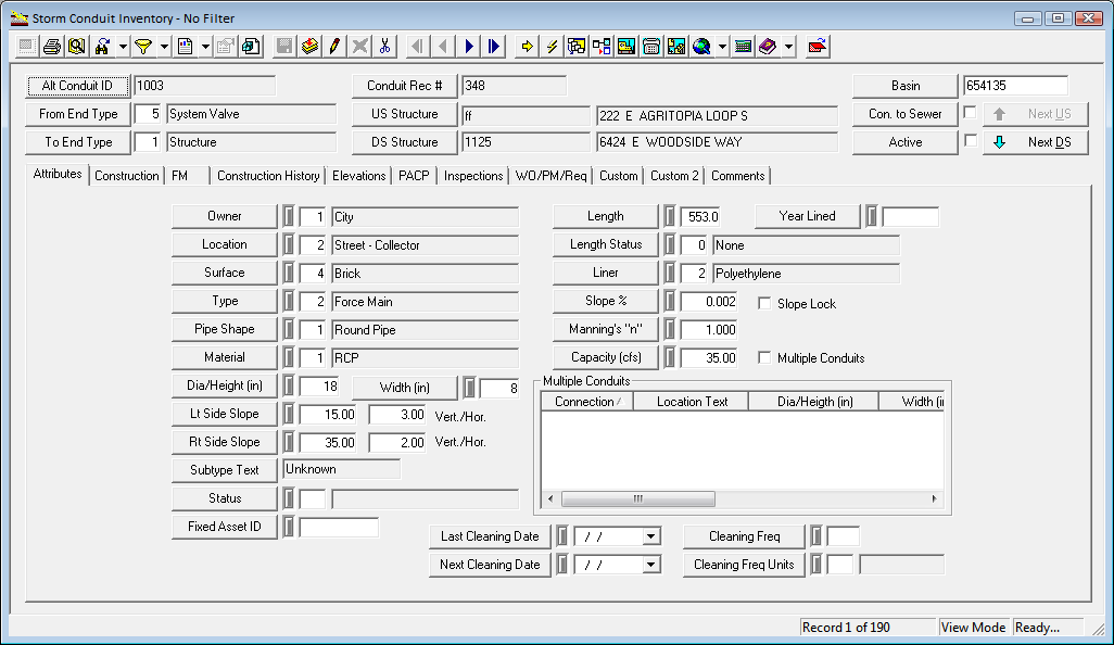 Conduit Inv