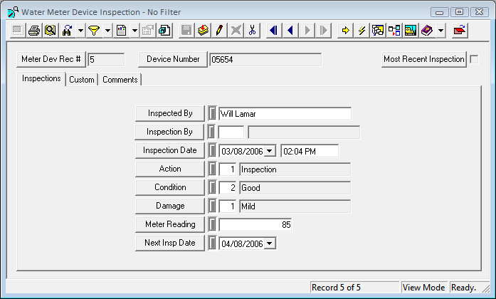 Meter Device Insp