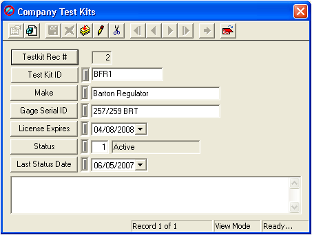 Company Test Kit