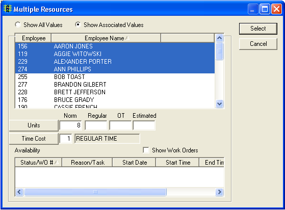 Multiple Resources