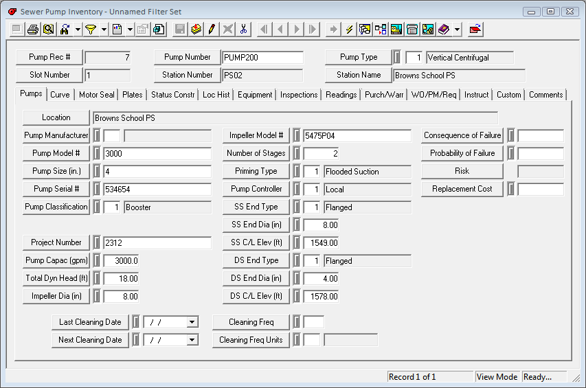 Sewer Pump Inv