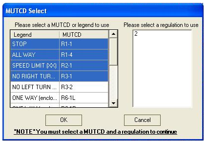 MUTCD Select