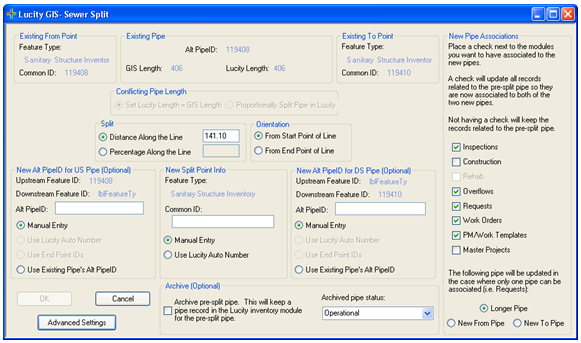 SW_Split Advanced Settings