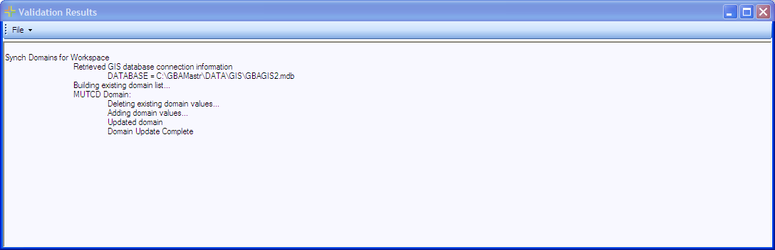 validation result_domains