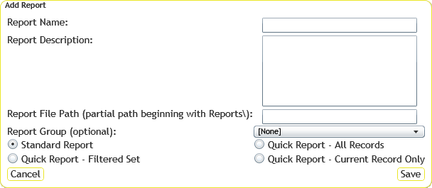add report