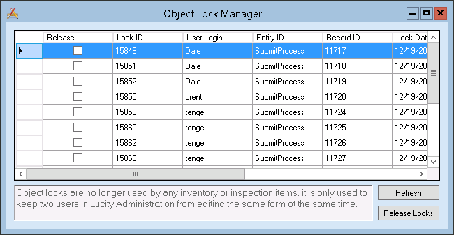 lock manager