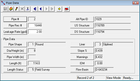 Pipe Data