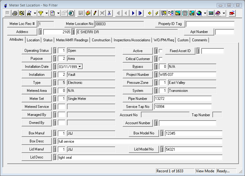 Dist Meter Loc