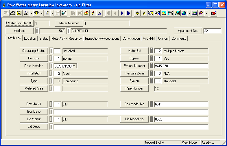 Raw Meter Loc