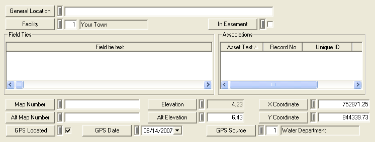 Raw Node Location Tab