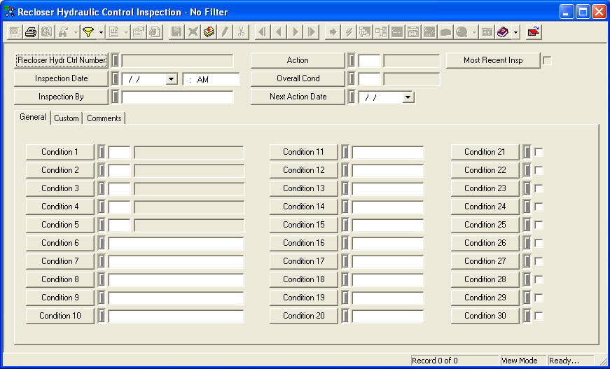 Recloser Hydraulic Control Insp