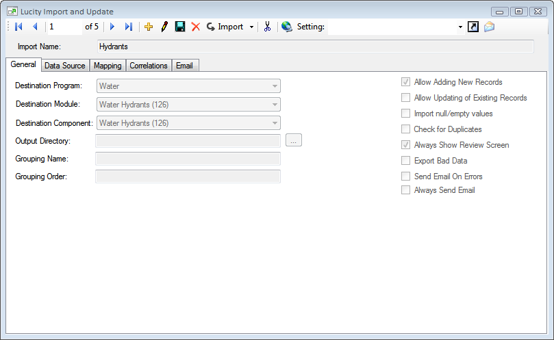 Import Tool
