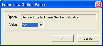 Accident Validation Option