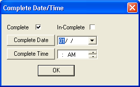 Complete Date Time