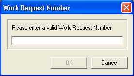 Work Request Number