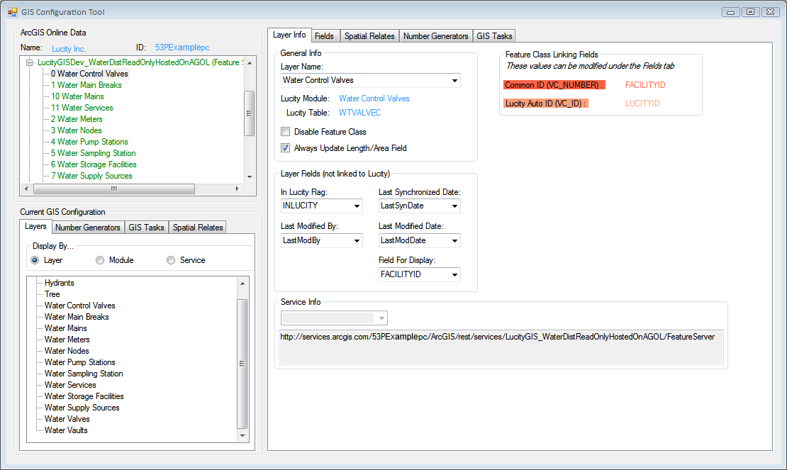 GIS Config tool
