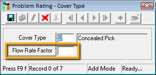 Flow Rate Factor