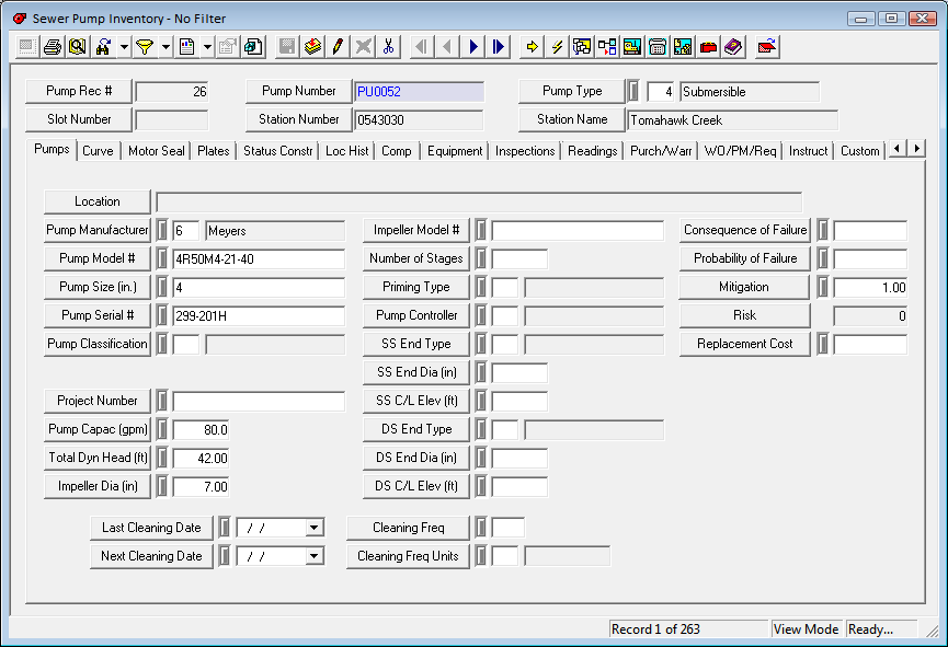 Sewer Pump Inv