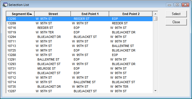 Route Selection