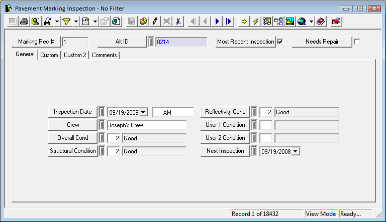 Pvmt Marking Insp