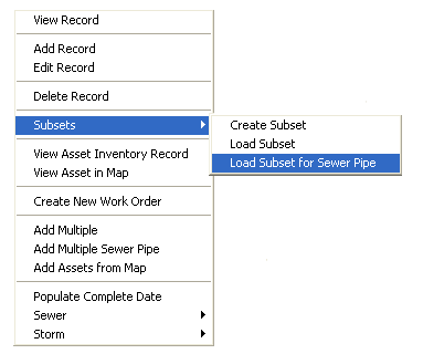 load subset for asset