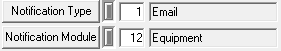 equipment notification