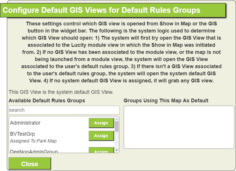 default view settings