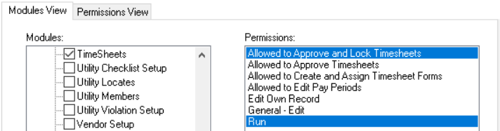 payroll admin permissions