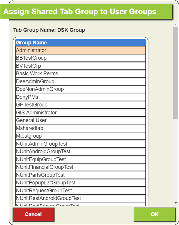 Assign Default Rules Group