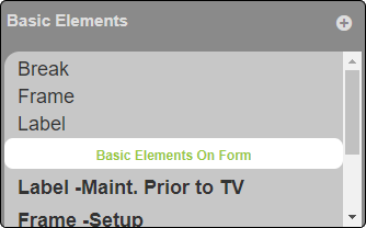 Basic Elements