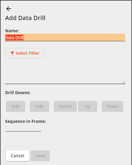 Add Data Drill