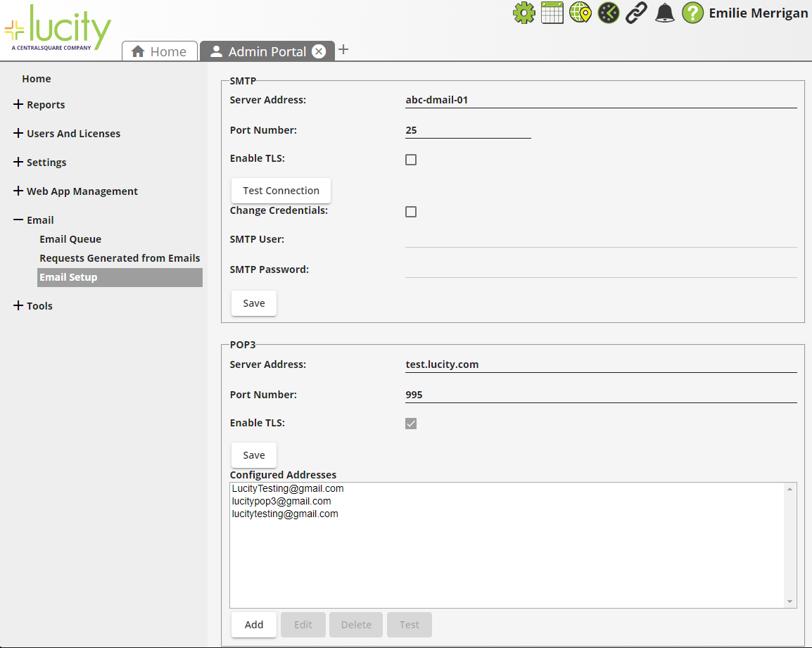email setup