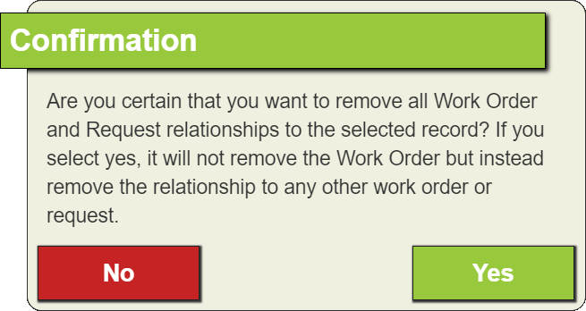 unlink work order