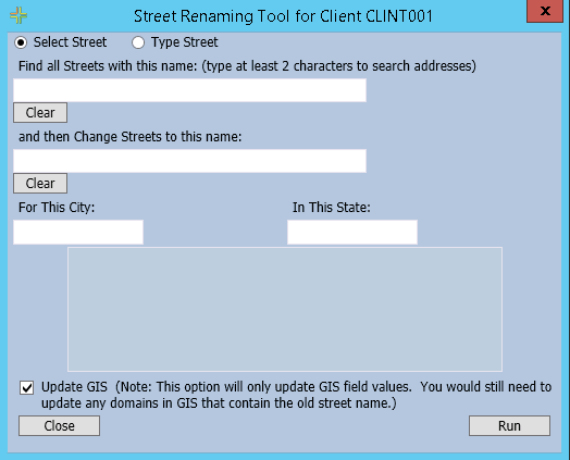street renaming tool