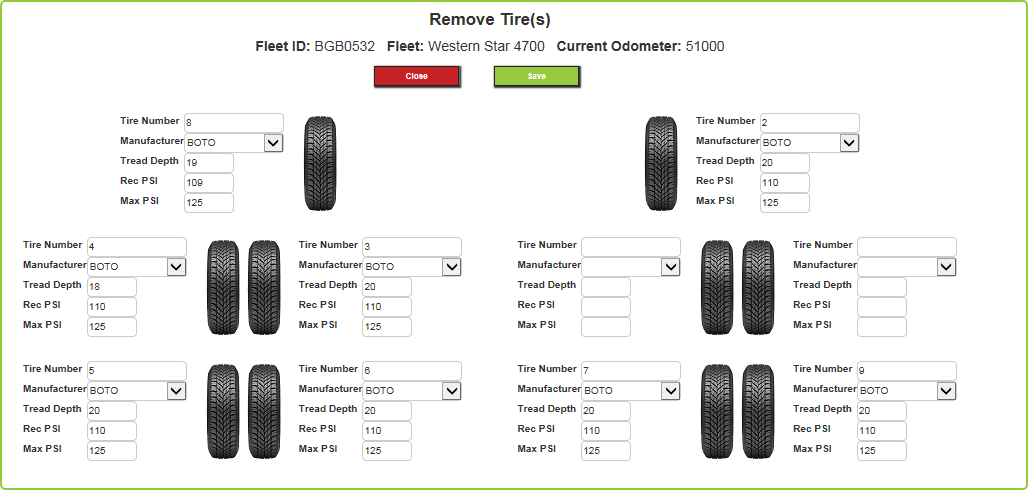 remove tires