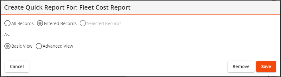 add quick report