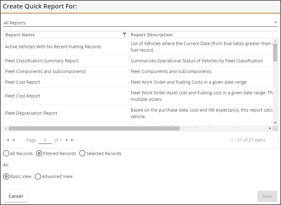 quick report add method 2