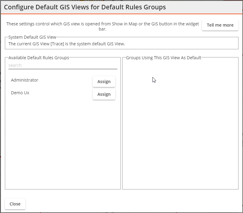 default view settings