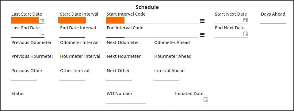 fixed schedule fields