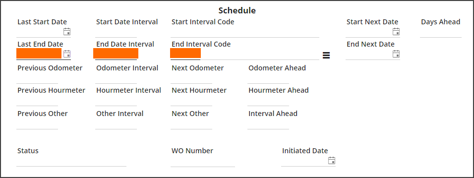 floating schedule fields