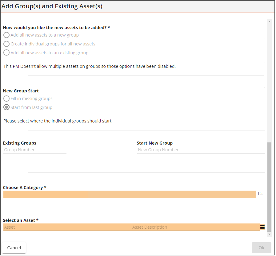 create grouped pms