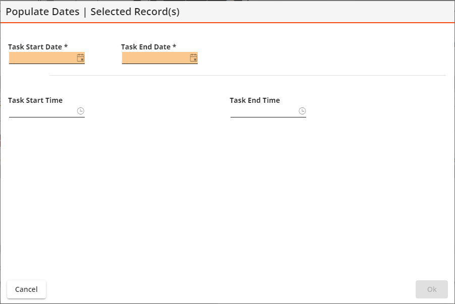 populate task dates toolkit