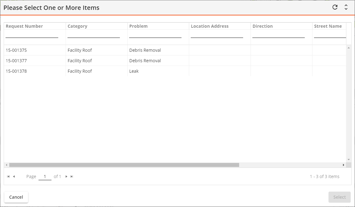 assoc work req with infasctr tool